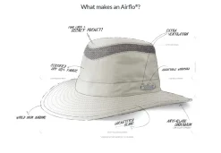 Airflo® Lightweight Vented Wide Brim Outback-Tilley Online