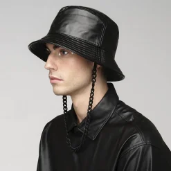Chain Faux Leather Bucket-Kangol Outlet
