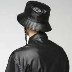 Chain Faux Leather Bucket-Kangol Outlet