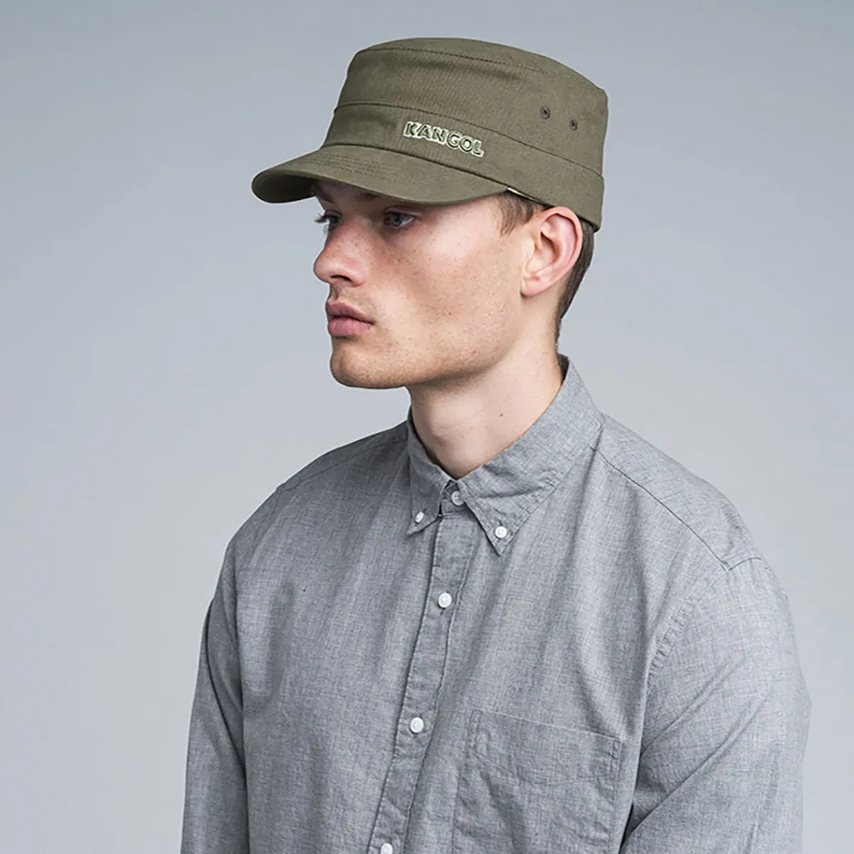 Cotton Twill Army Cap-Kangol New