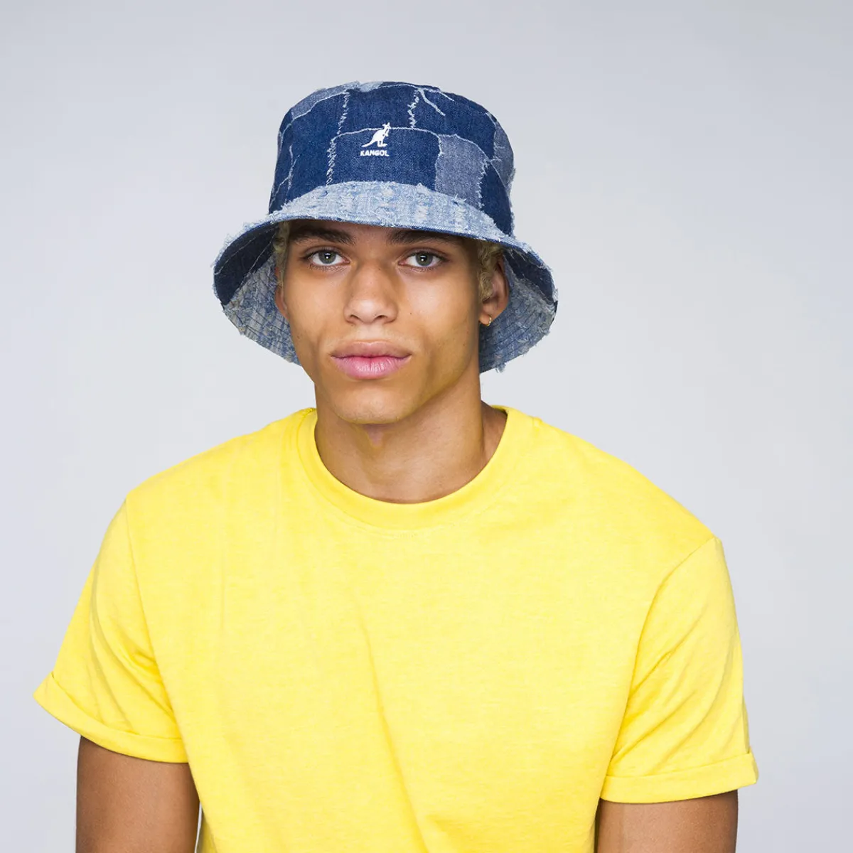 Denim Mash Up Bucket-Kangol New