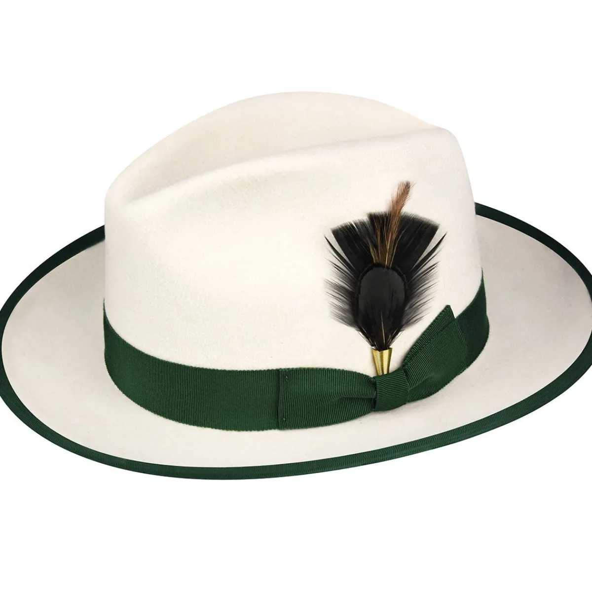 414 Fedora-Trimmed & Crowned Fashion