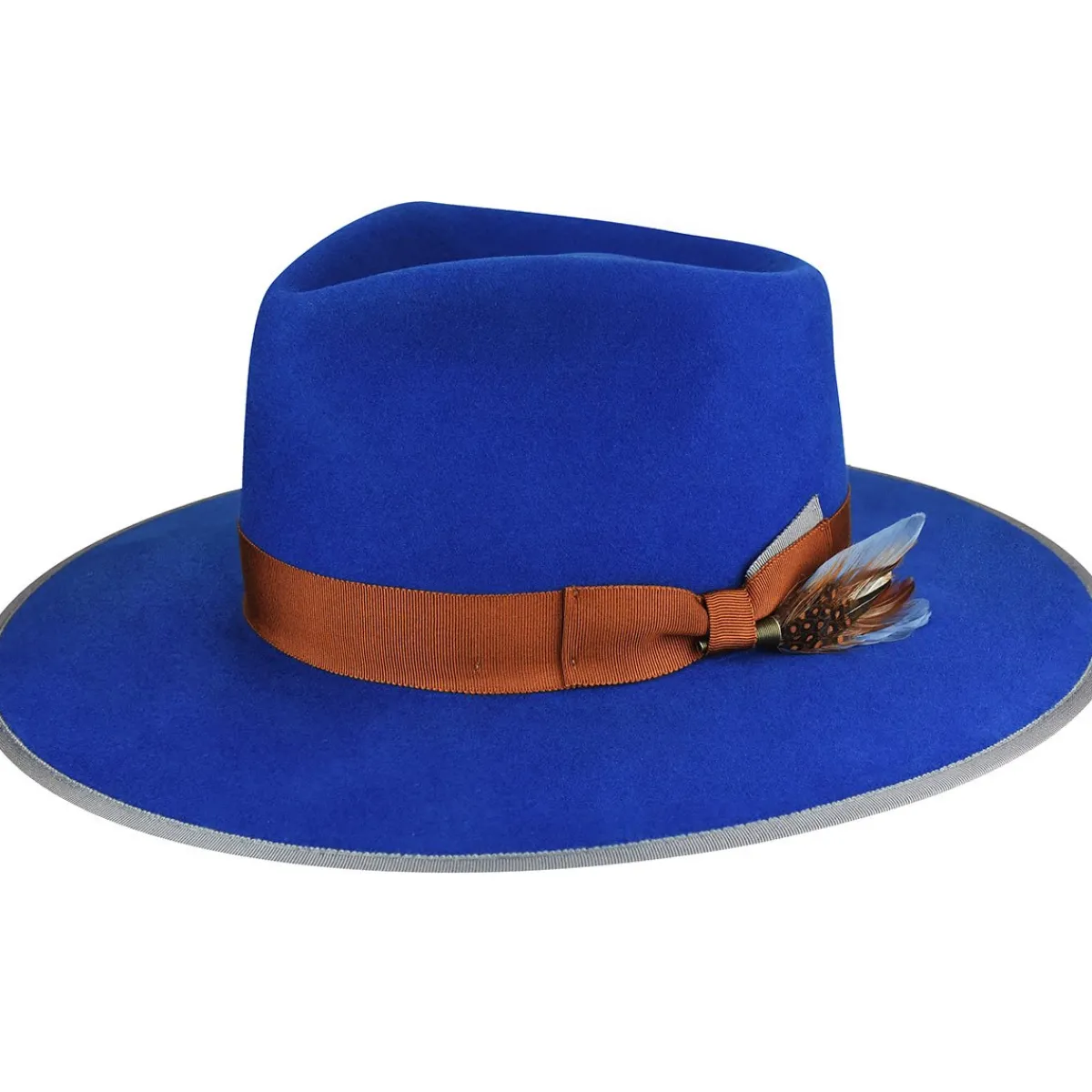 214 Fedora-Trimmed & Crowned Online