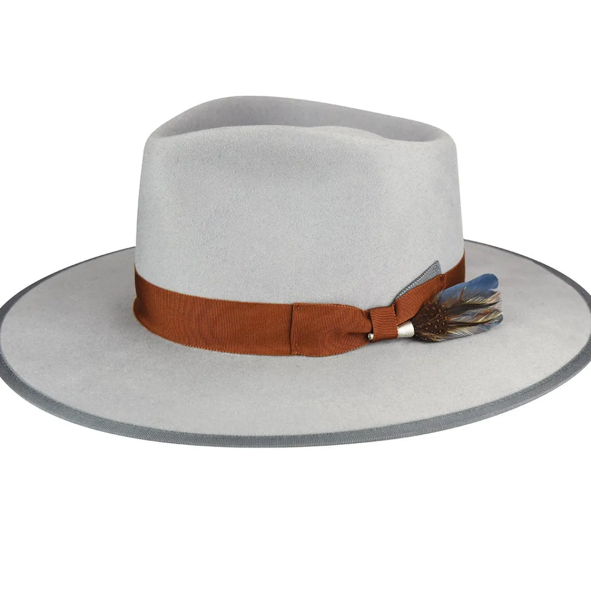 214 Fedora-Trimmed & Crowned Online