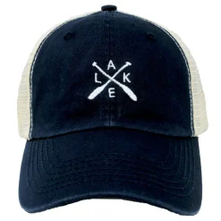 Lake Oars Mesh Back Baseball Cap-PonyFlo New