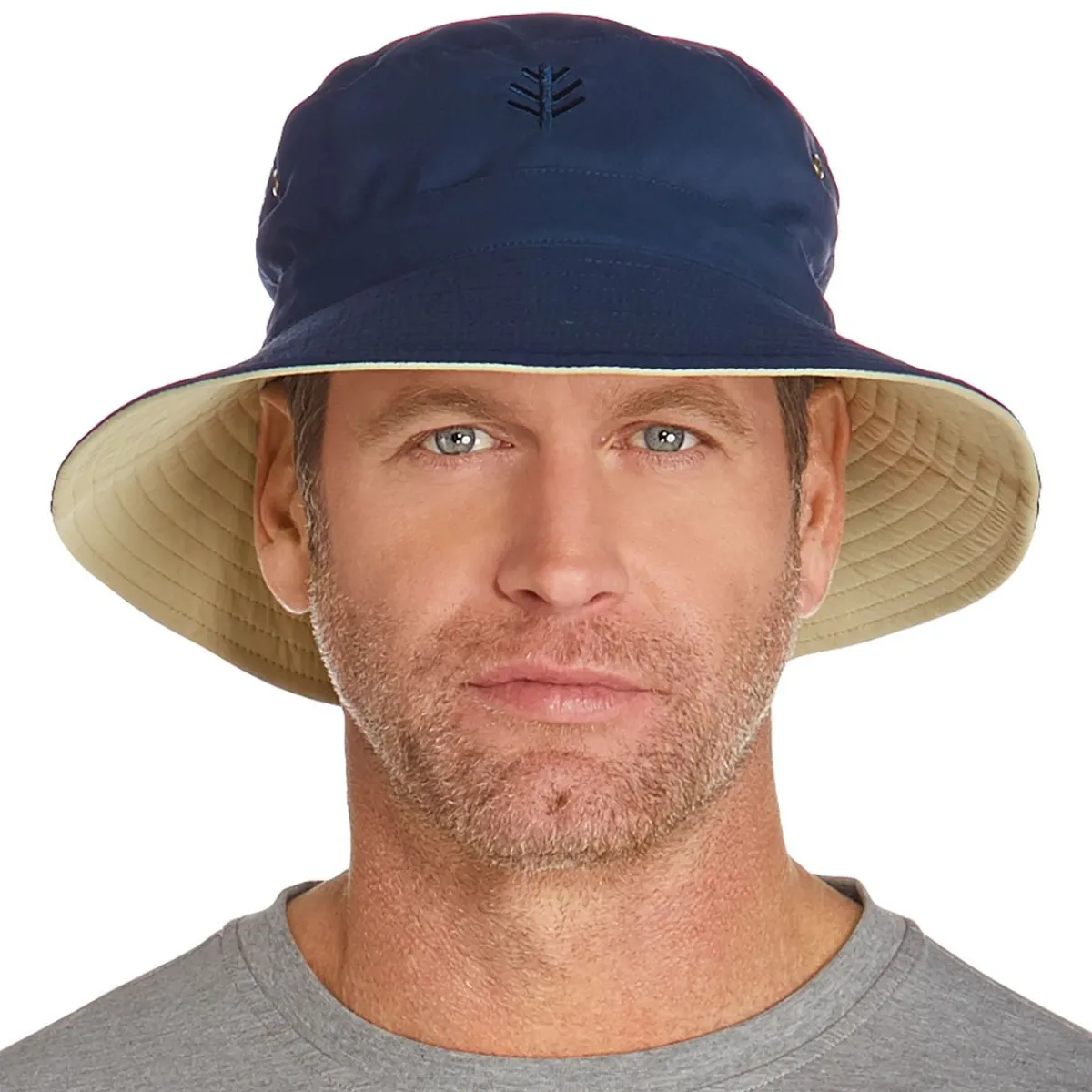 Landon Reversible Bucket Hat-Coolibar Clearance