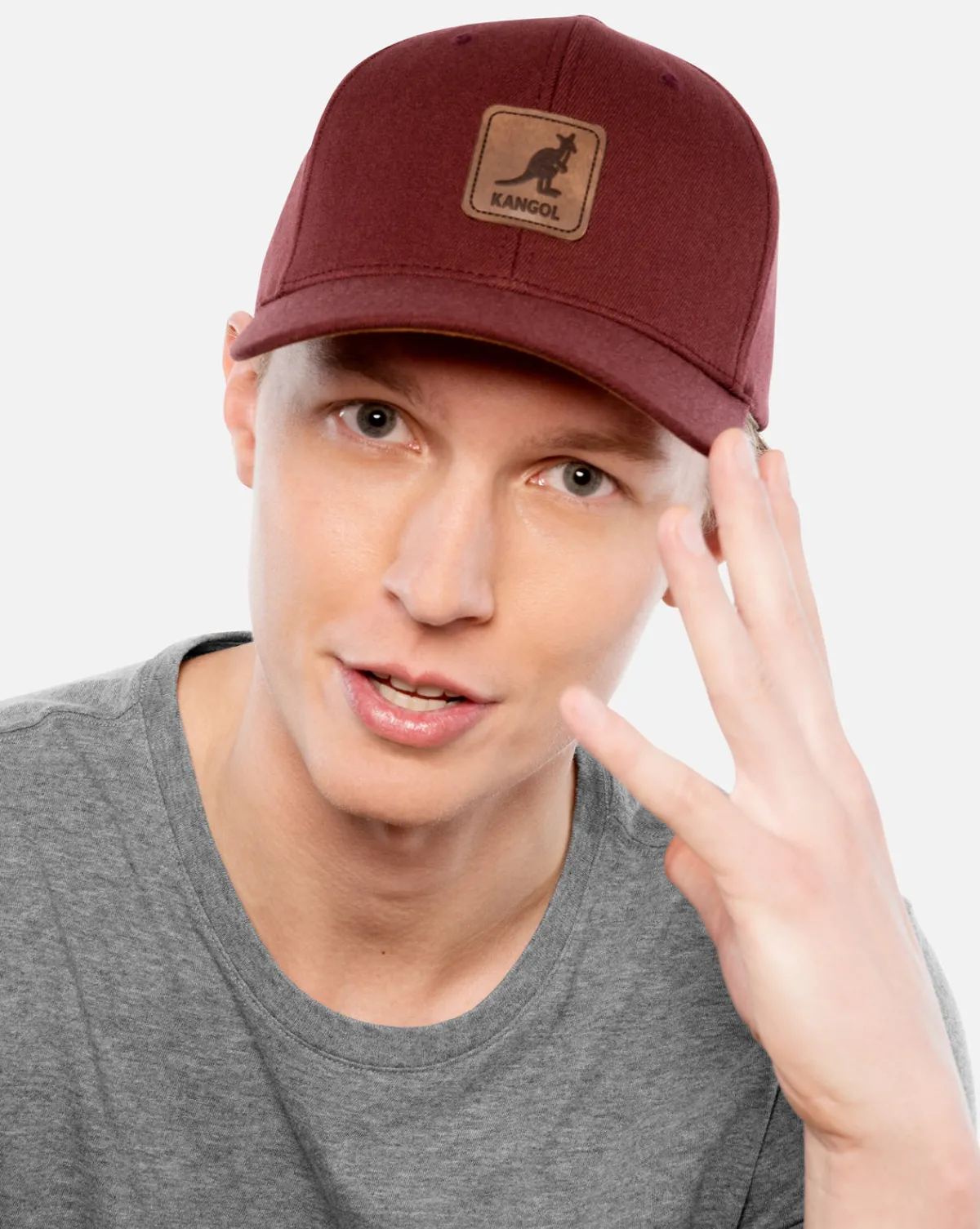 Leather Patch FlexFit Baseball-Kangol Fashion
