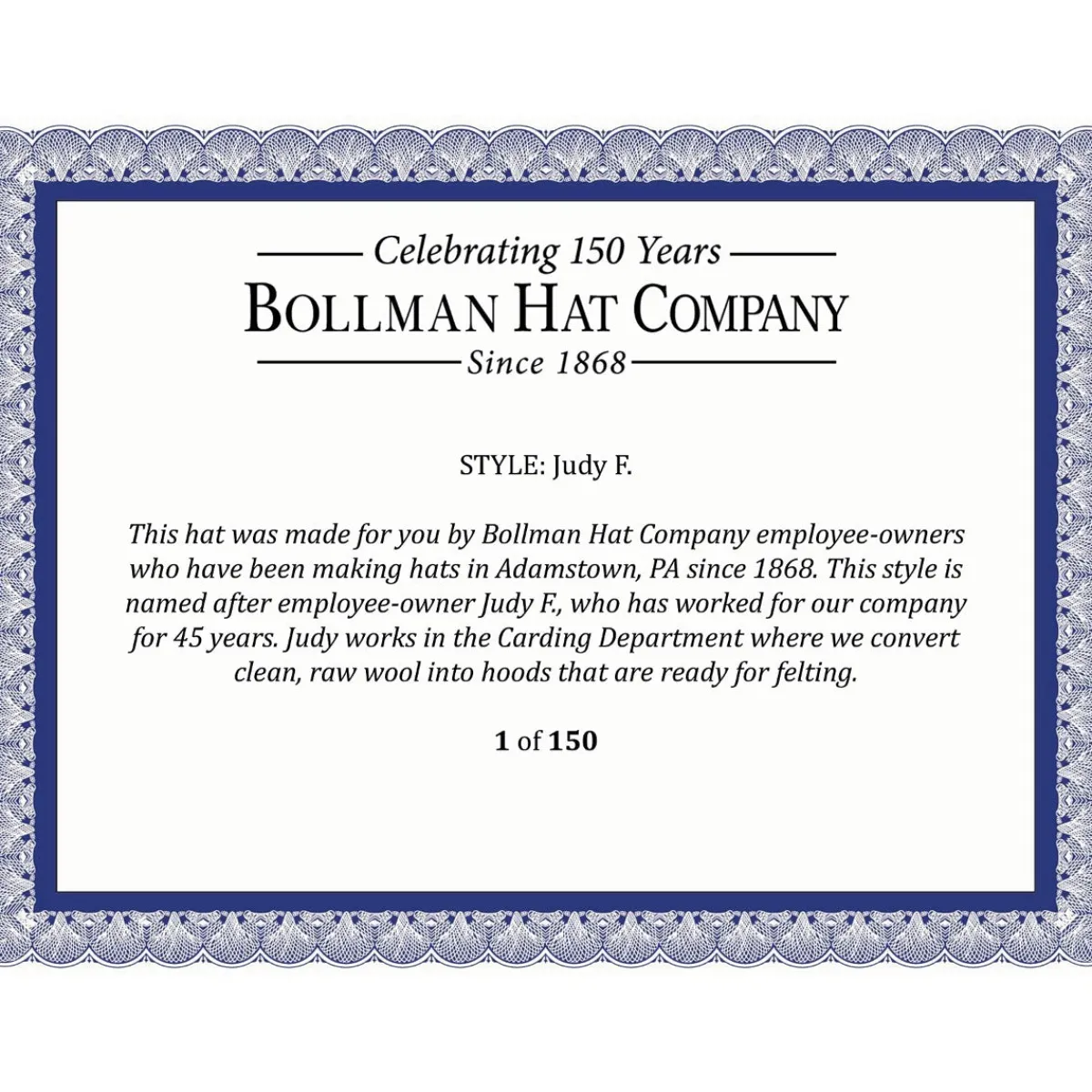 Lil W. Wide Brim Hat - Exclusive-Bollman Hat Company Sale