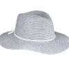 Marled Straw Fedora-David & Young New