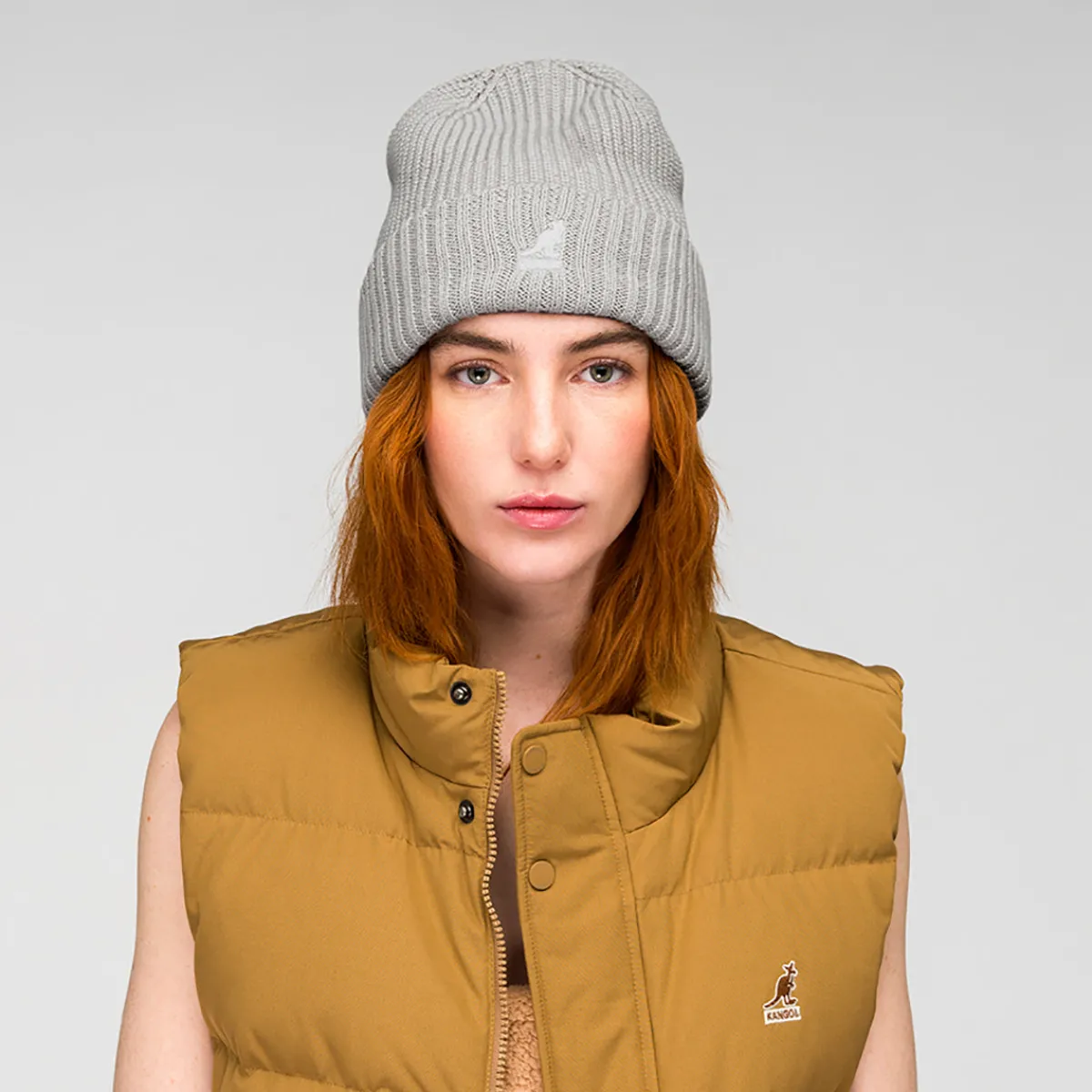 Merino Wool Rib Beanie-Kangol Fashion