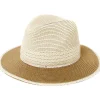 Mixed Straw Fedora-David & Young Online