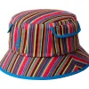Multi Color Stripe Bucket-Kangol Online