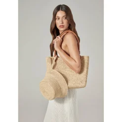 Raffia Braid Hat Clip-Helen Kaminski New