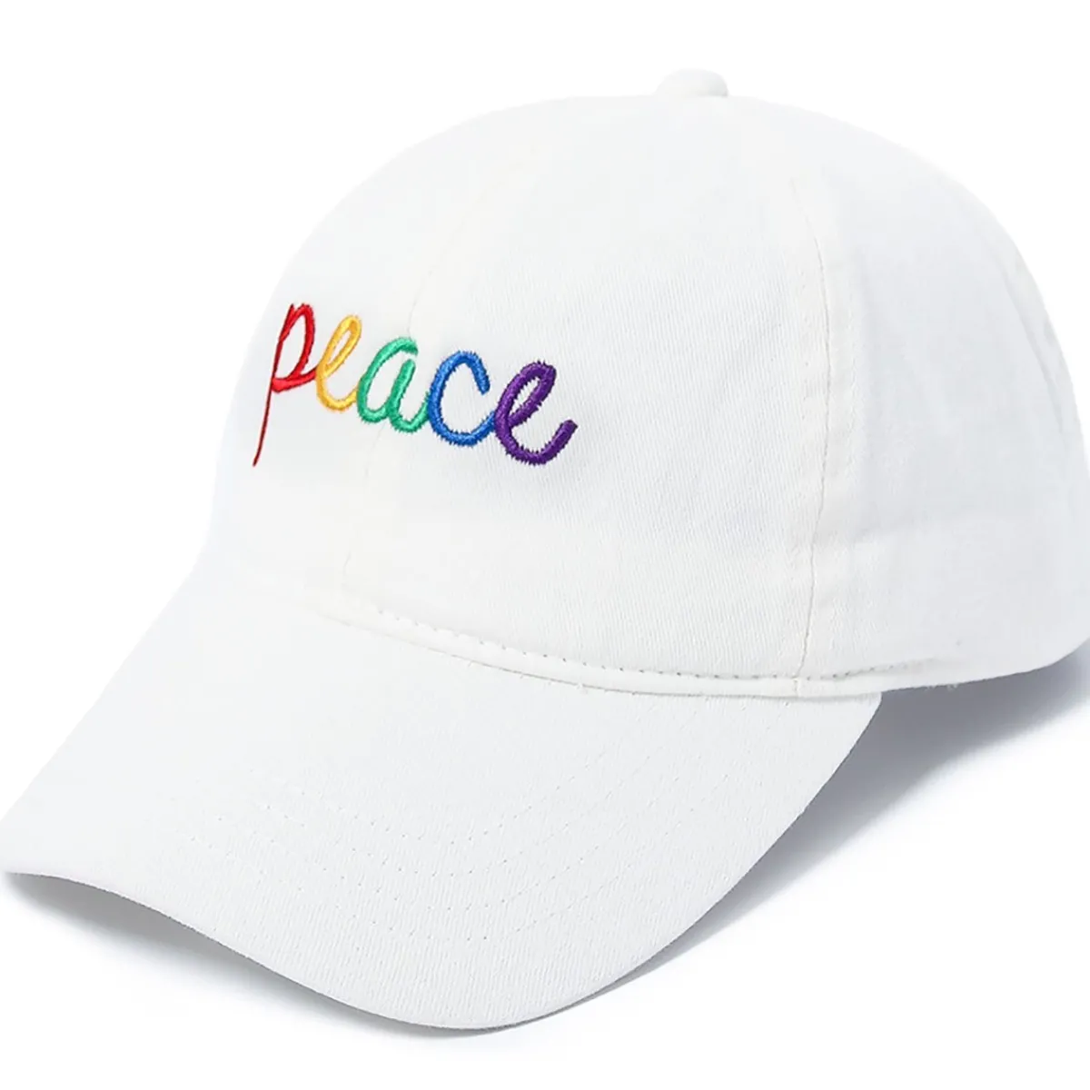 Rainbow Peace Baseball Cap-PonyFlo Online