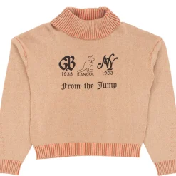Rib Crop Sweater-Kangol Discount