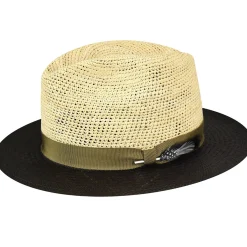 615S Fedora-Trimmed & Crowned Fashion