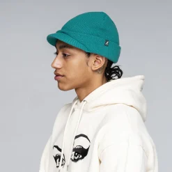 Sliced Peak Beanie-Kangol Hot