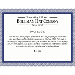 Sparky E. Fedora - Exclusive-Bollman Hat Company Discount