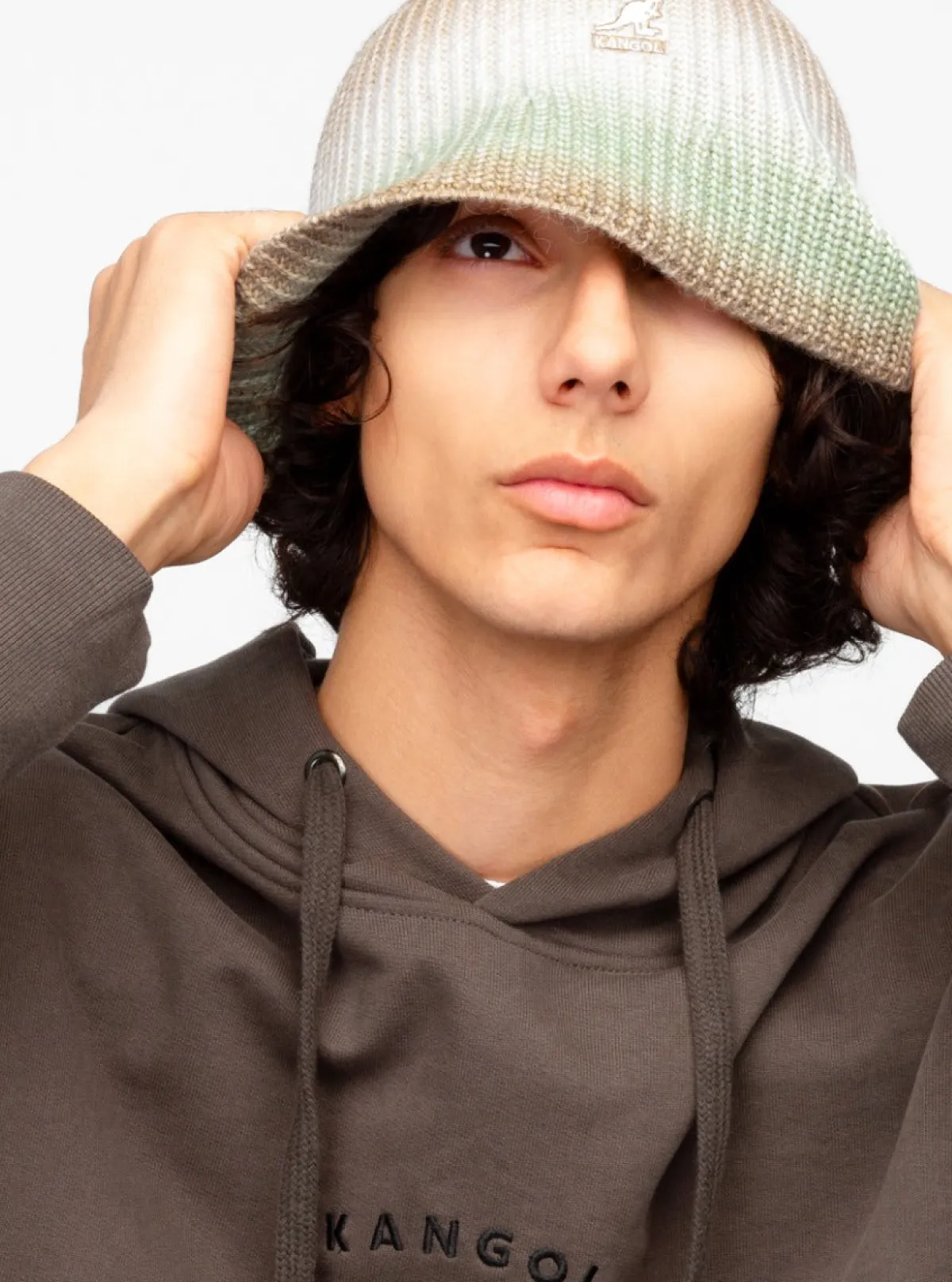 Stripe Knit Bucket-Kangol Online