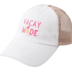 Vacay Mode Mesh Back Baseball Cap-PonyFlo Discount